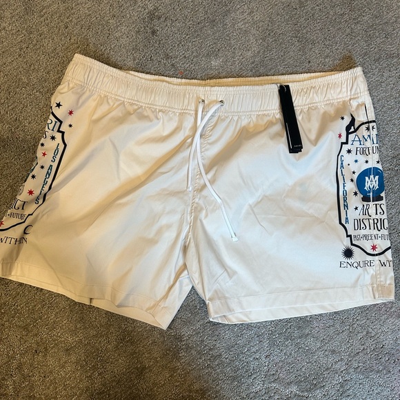 100% Authentic Amiri Fortune Swim Trunks - Picture 1 of 9
